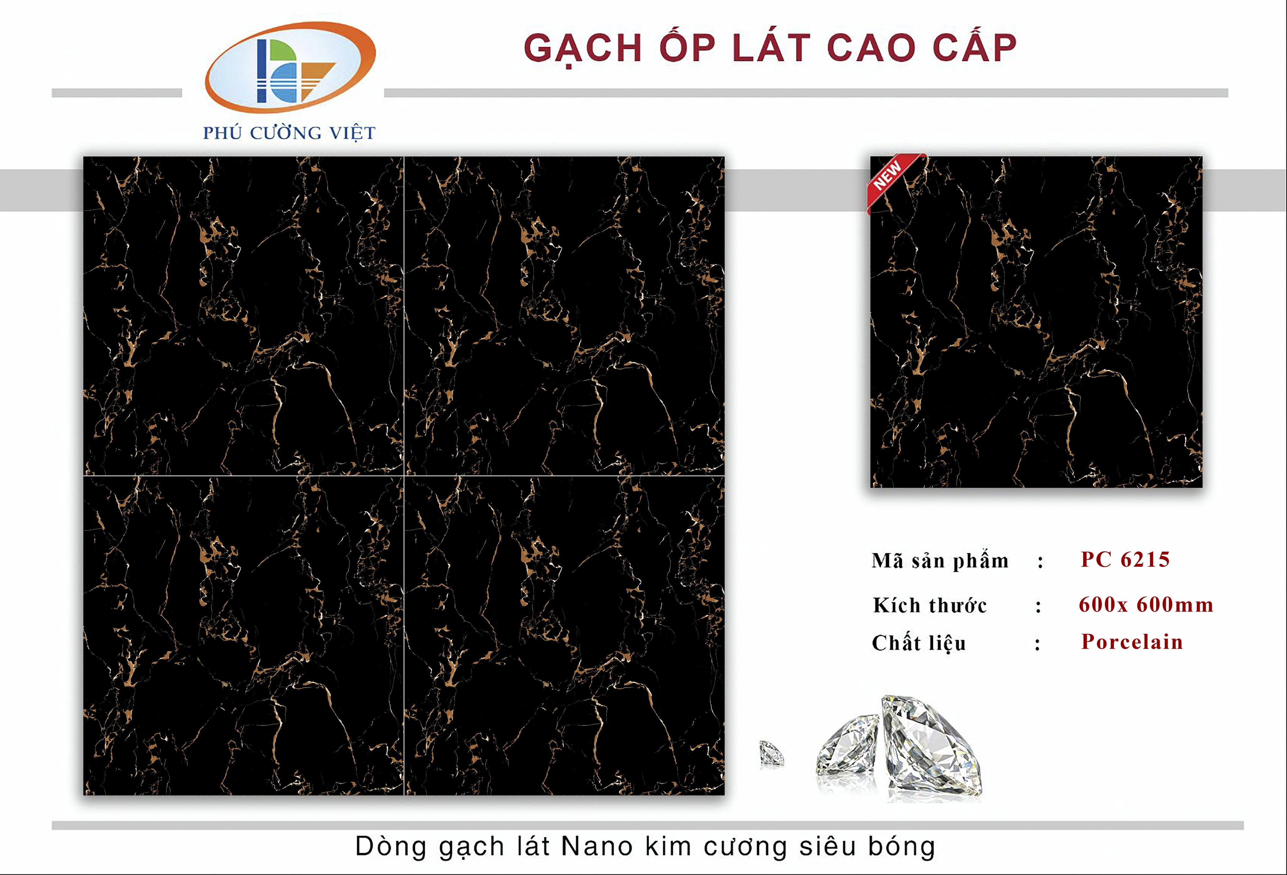 gạch lát nền Vina PCV